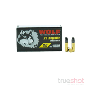Wolf - Match Extra - 22 Long Rifle - 40 Grain - Solid Round Nose - 1000