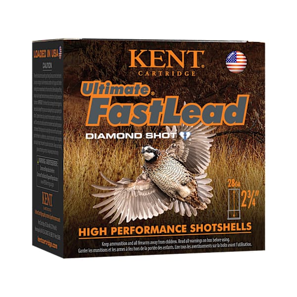 Kent Ultimate Fast Lead 28-Ga. 2-3/4" 7/8 oz. Shotshells - #6 - 250 Rounds