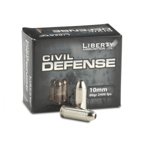Liberty Civil Defense 10mm HP 60 Grain 20 Rounds