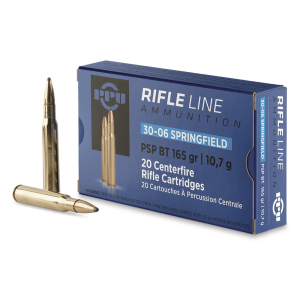 PPU .30-06 Springfield PSP-BT 165 Grain 20 Rounds