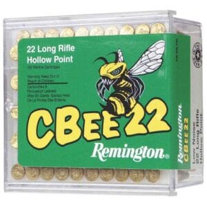 Remington CBEE22 22 Long Rifle 33gr HP Rimfire Ammo - 100 Rounds