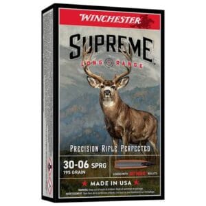 Winchester Supreme Long Range 30-06 Springfield 195gr OTM Rifle Ammo - 20 Rounds